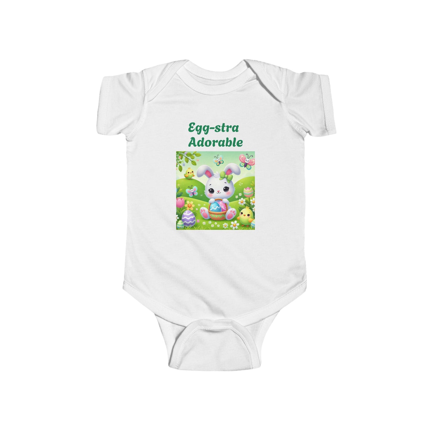 Easter Bunny Infant Bodysuit - Egg-stra Adorable Design