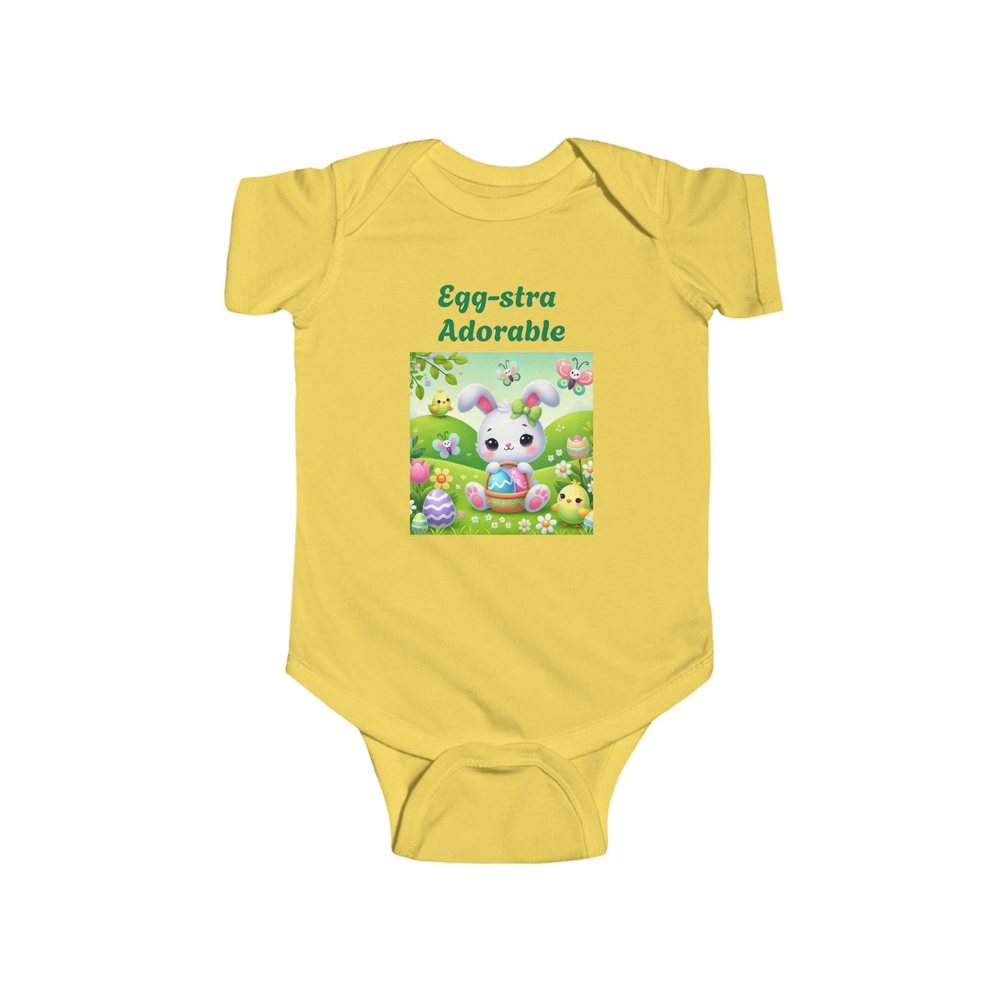 Easter Bunny Infant Bodysuit - Egg-stra Adorable Design