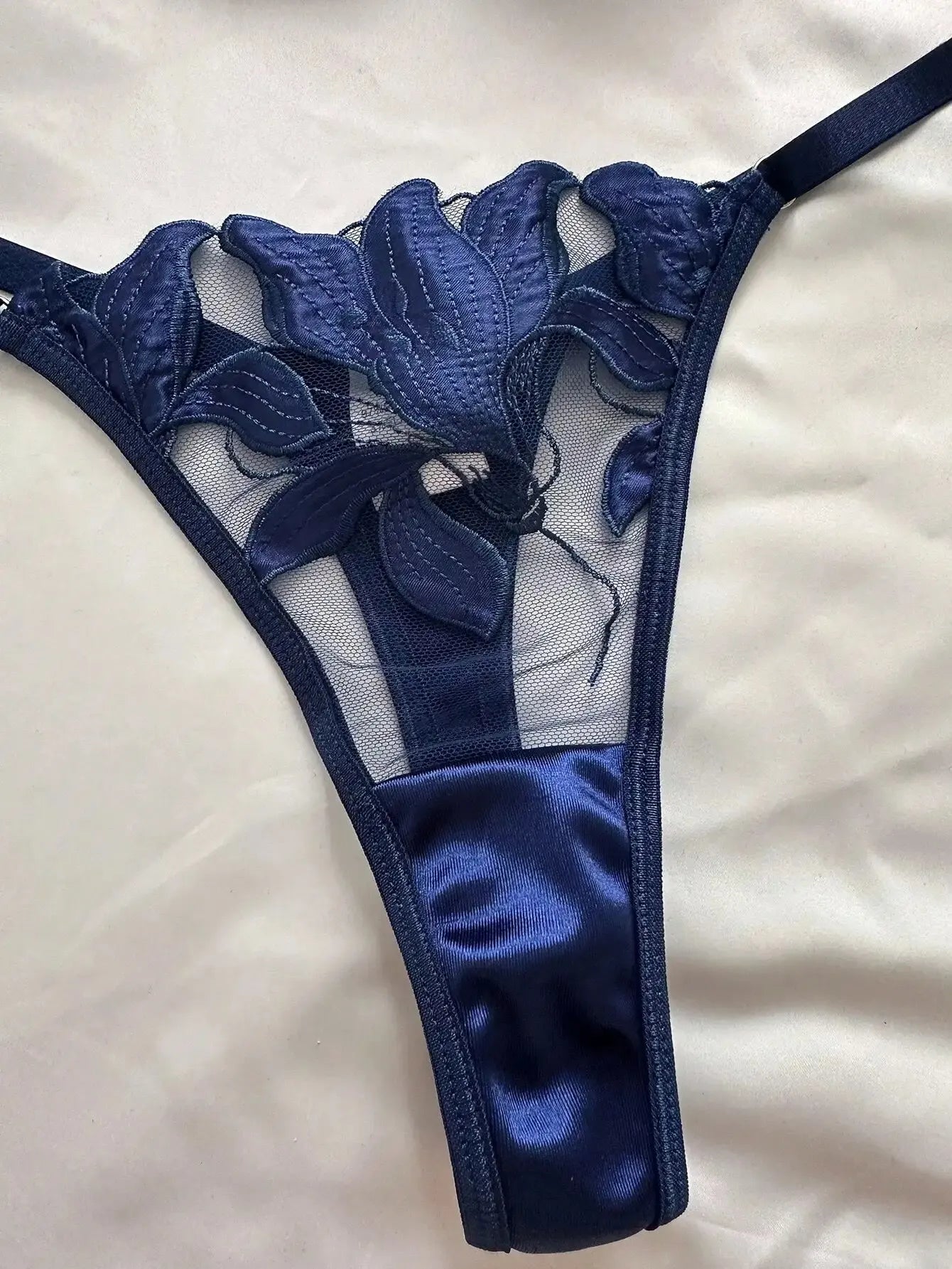 2025 Floral Embroidery Sexy Lingerie Set Women Thin Transparent Bralette Lace Push Up Bra Panty 2 Piece Sensual Lingerie Woman S