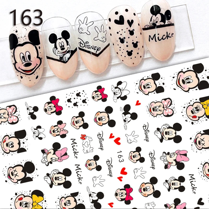 1Pcs 3D Disney Cartoon Mary Cat Nail Sticker Press On Nails Nail Supplies Mickey Mickey Stickers The Lion King Sliders For Nails
