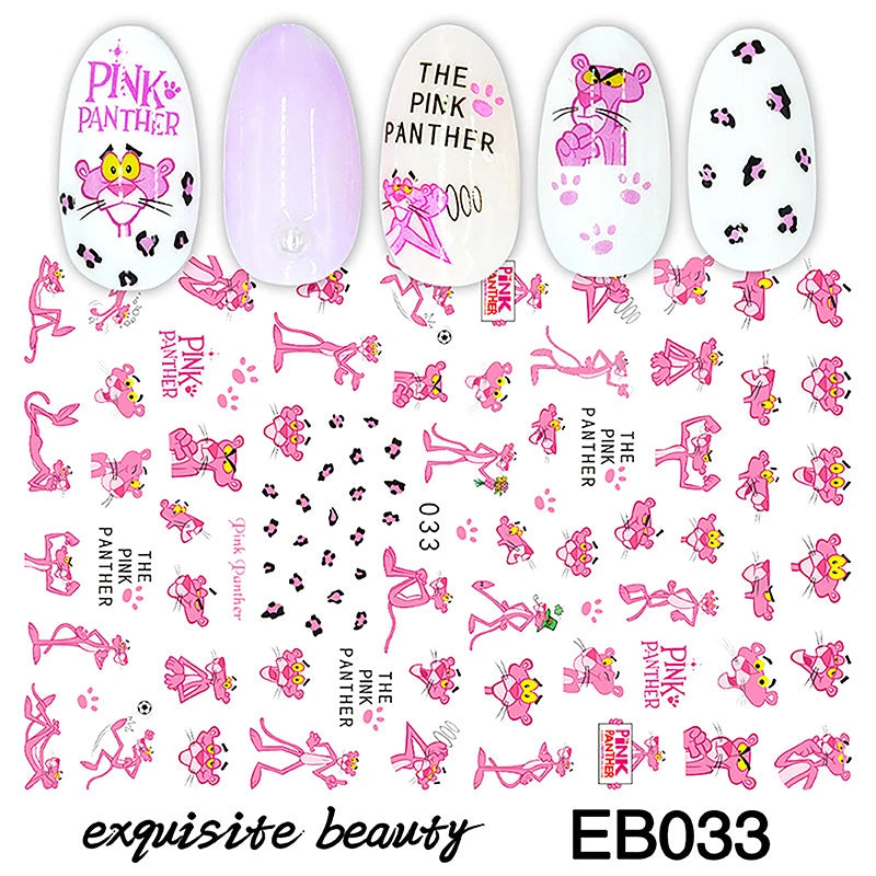 1Pcs 3D Disney Cartoon Mary Cat Nail Sticker Press On Nails Nail Supplies Mickey Mickey Stickers The Lion King Sliders For Nails