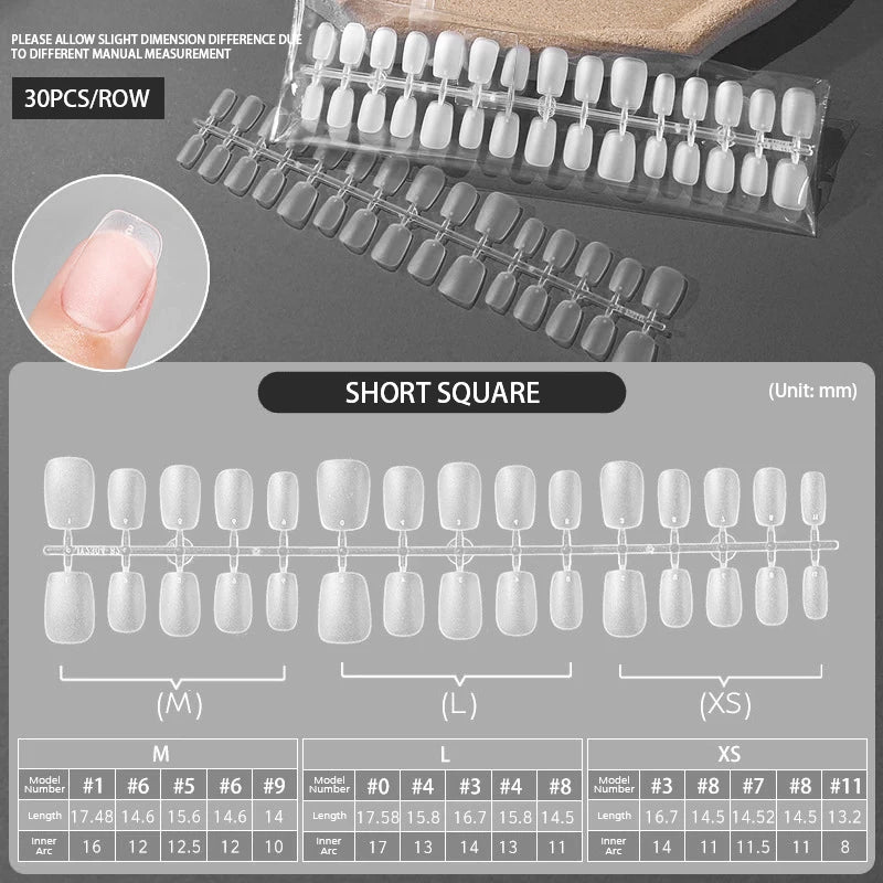 Press on Nails Coffin Soft Gel Tips Full Cover Fake Acrylic UV Gel Nails Extension System Oval Almond Sculpted False Nail Tips